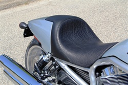 CKT Custom Trim - V-Rod Motorcycle Seat featuring Louis